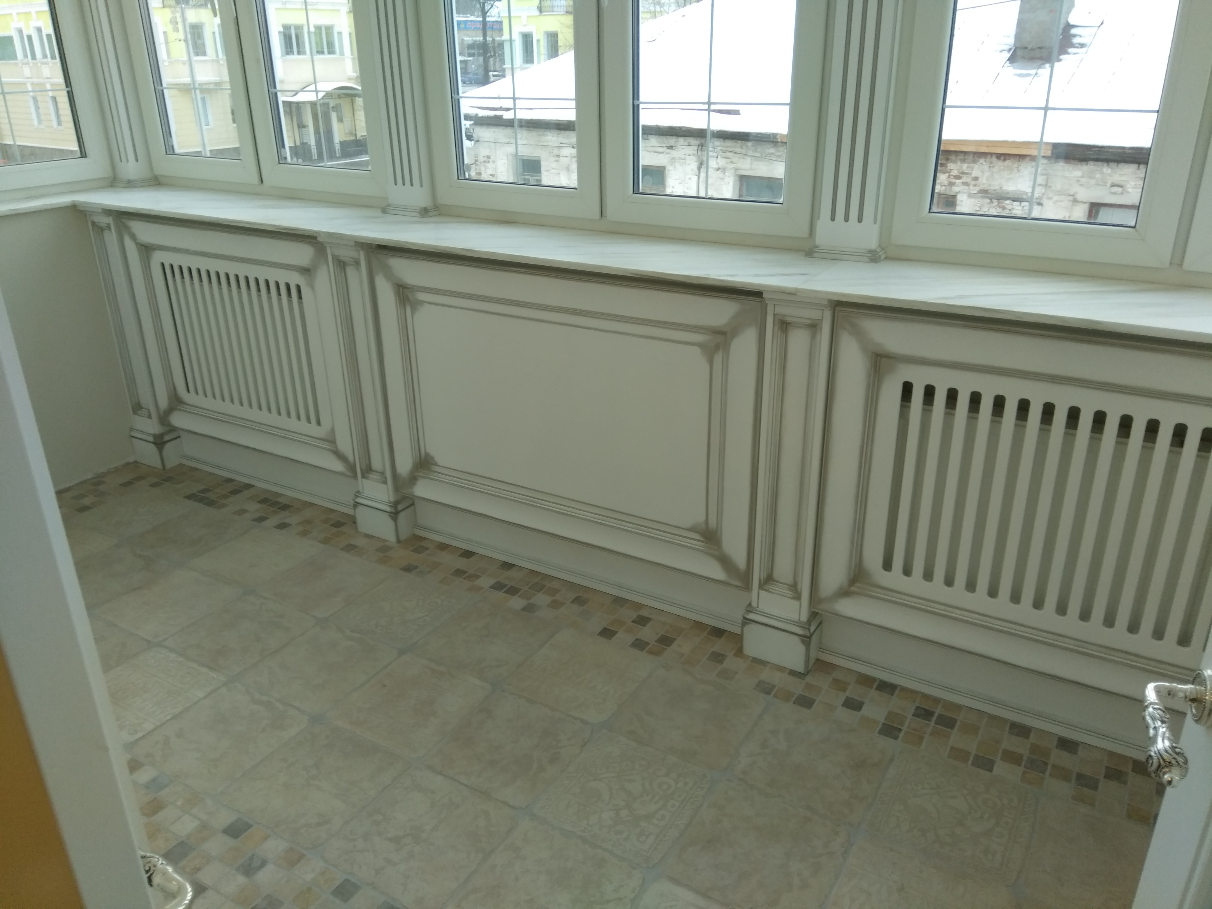 Элегантная отделка подоконника