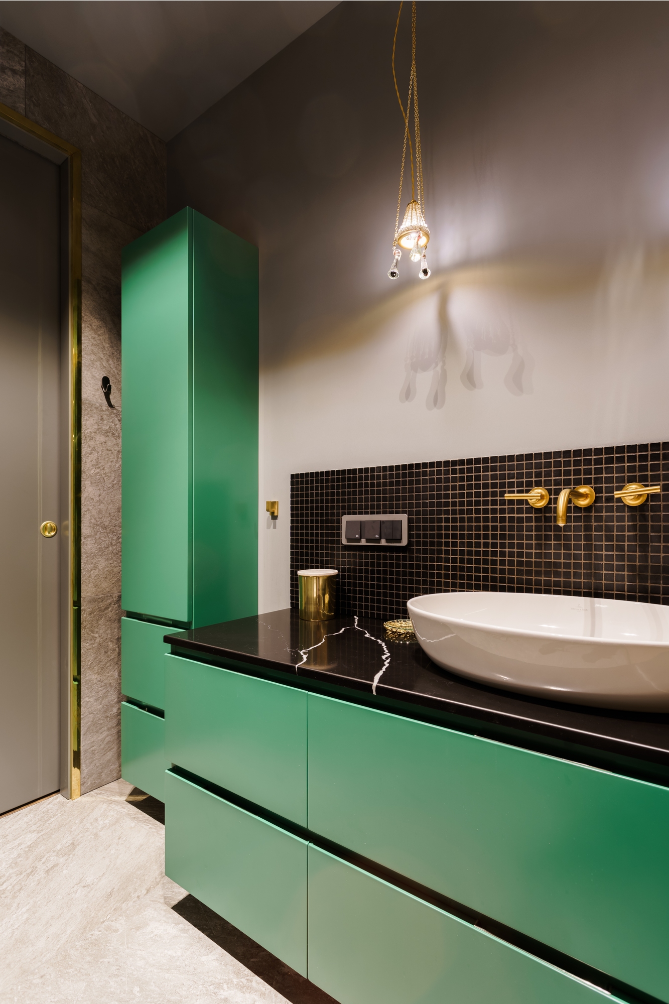 Изумрудная ванная комната