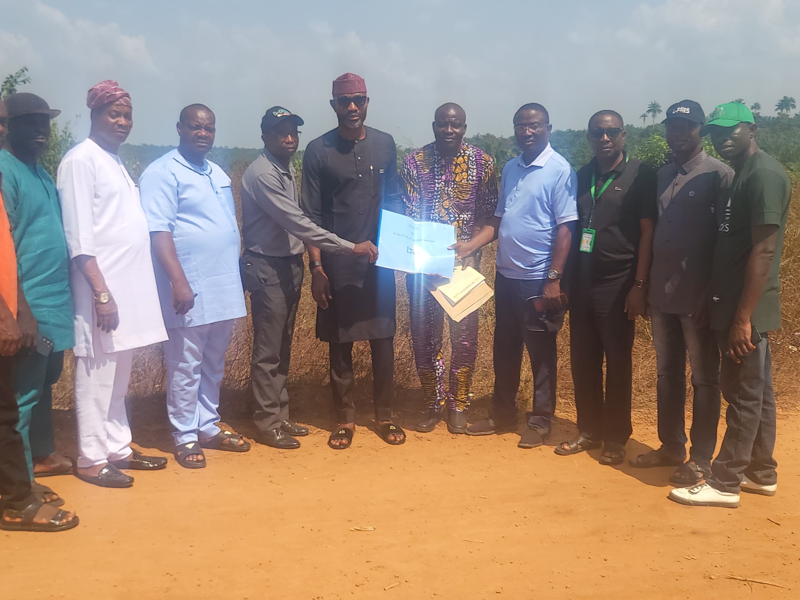 Signed MOU  the construction of Ultra-Modern Abbatoir and Meat Market in Okitipupa