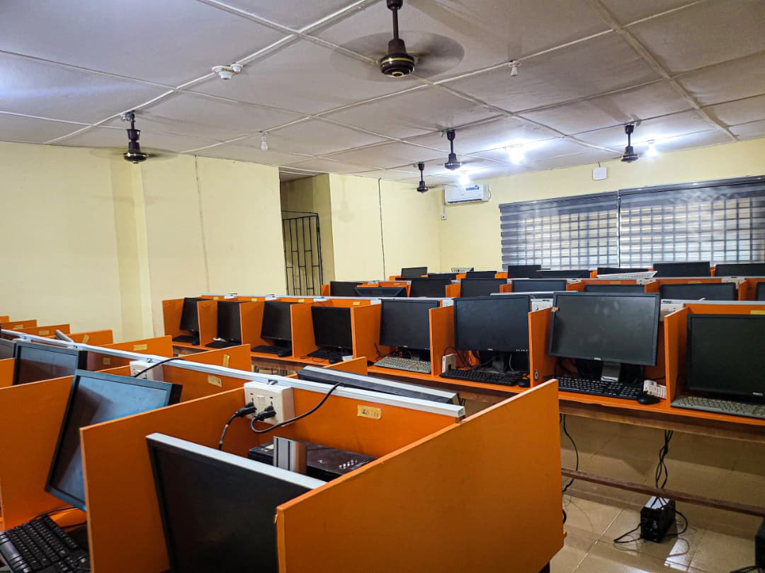 Distribution of ICT devices to Information and Technology: Barr. Clement Akintola-Arikawe ICT Center.