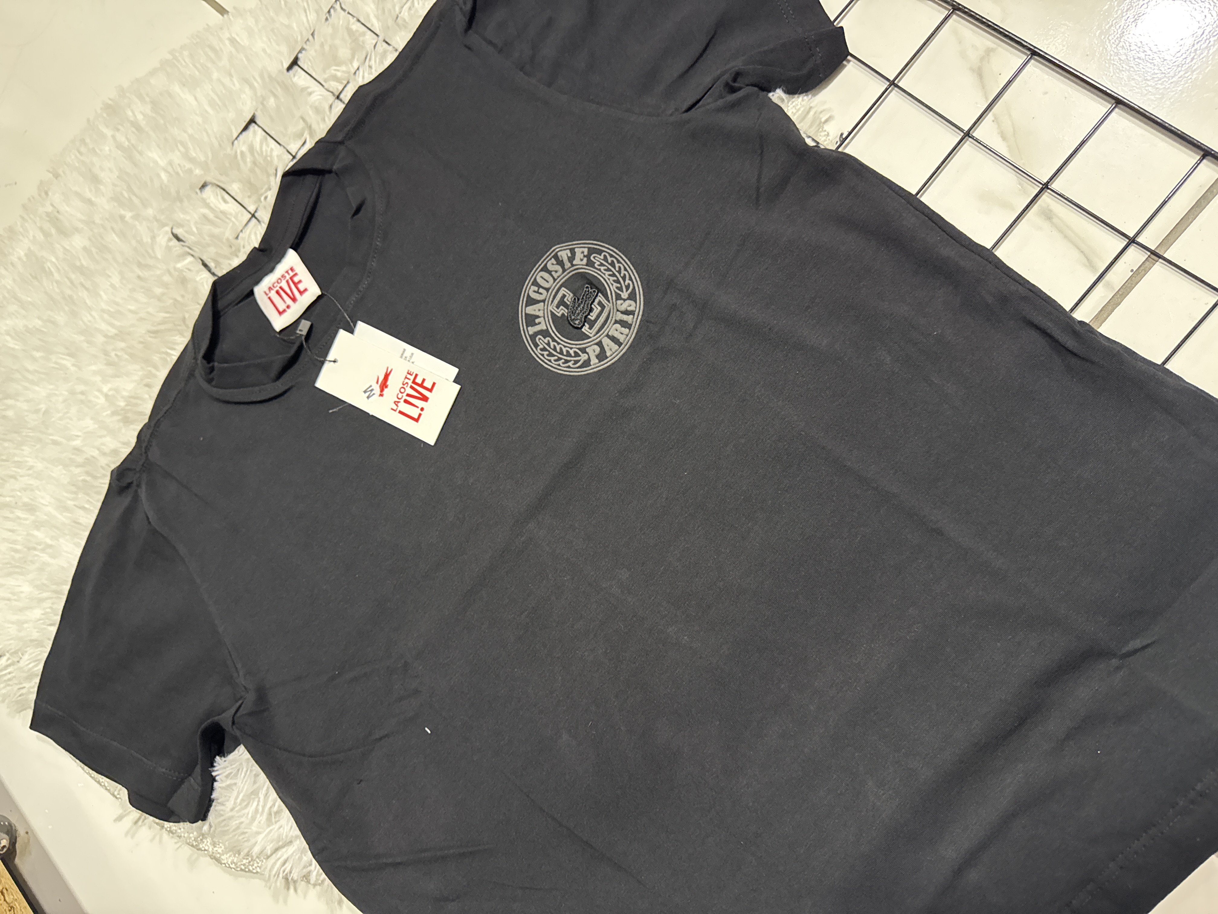 Camisa Lacoste Paris Preta