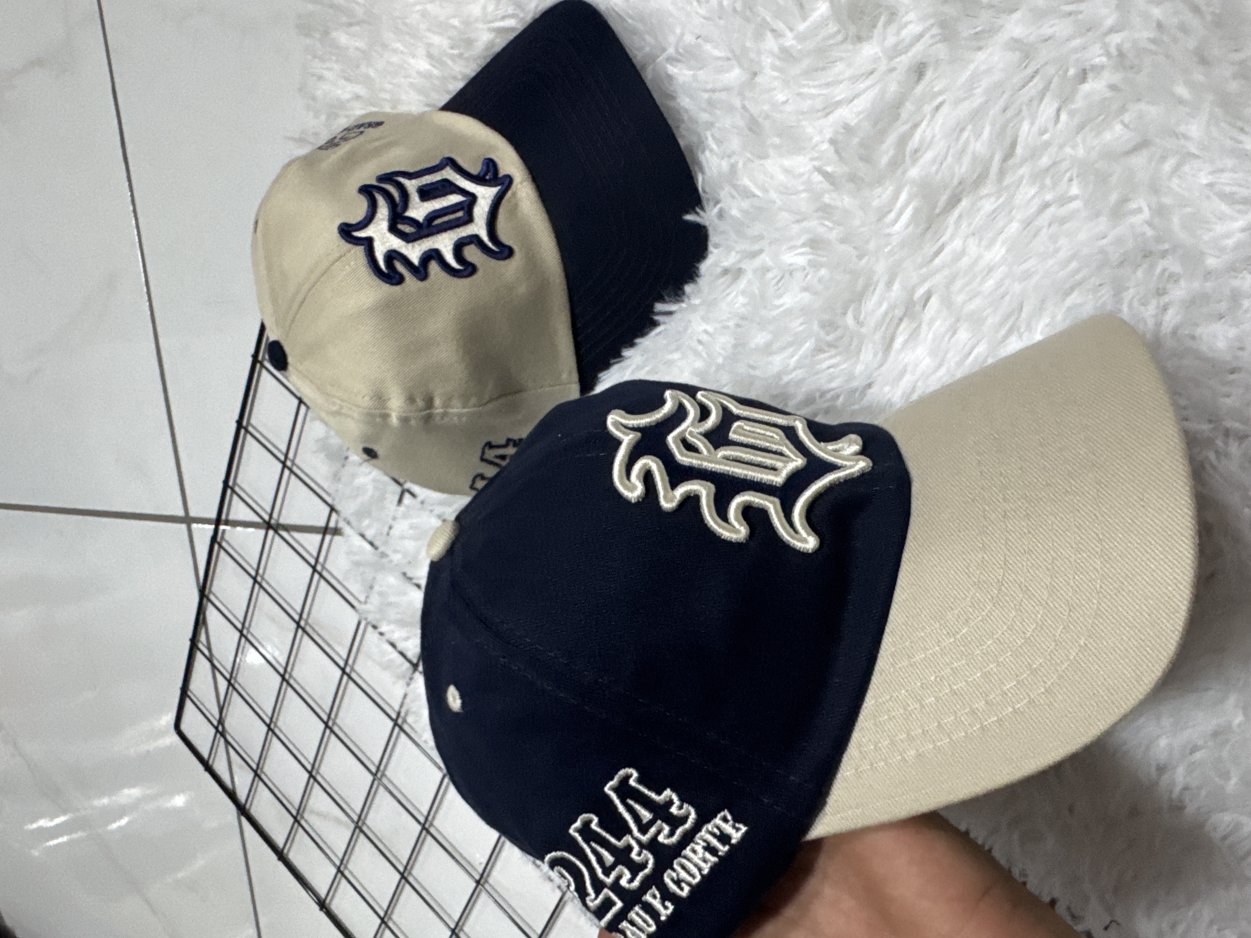 Boné  Azul/Bege  244