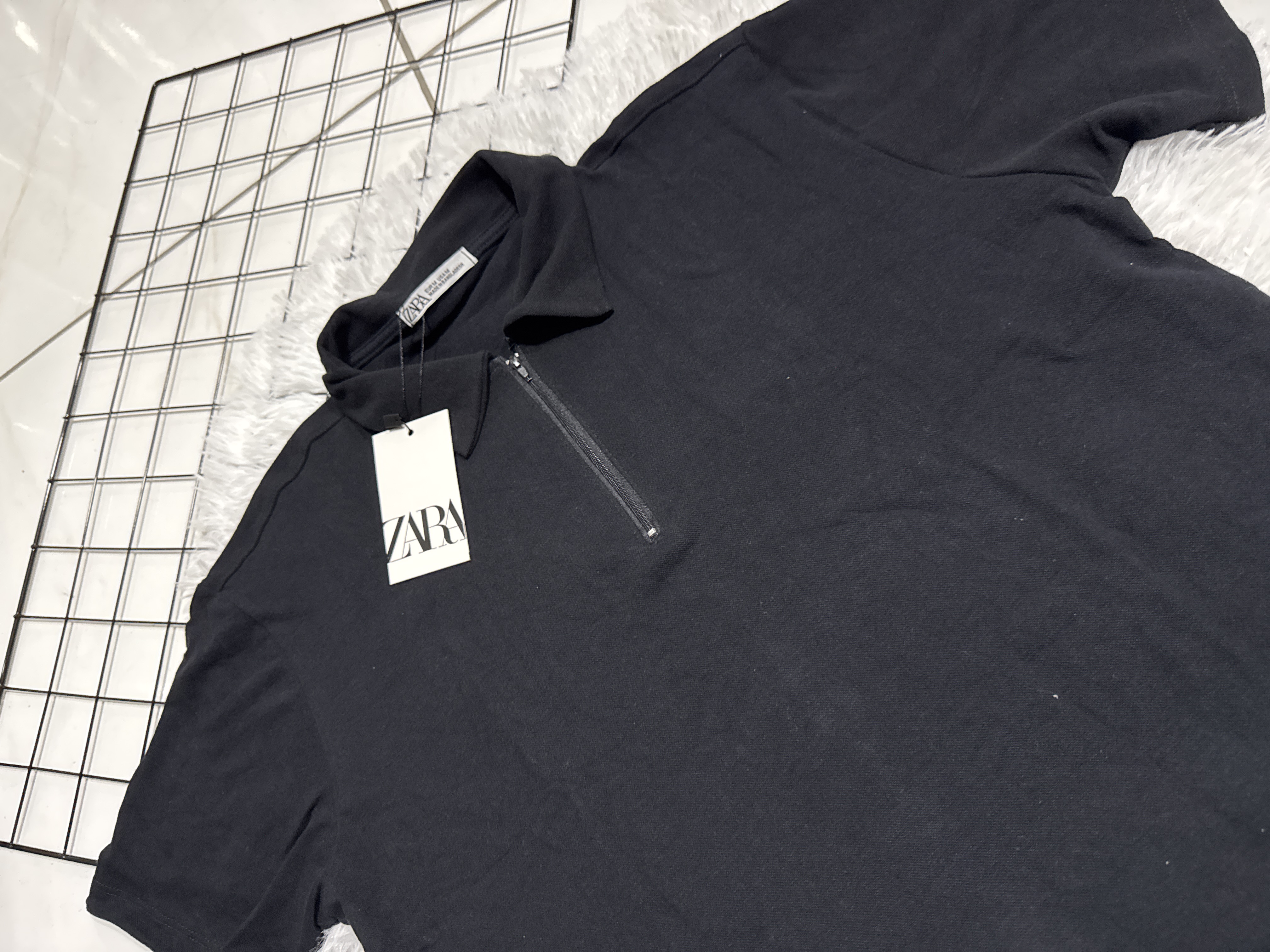 Camiseta Polo Basica Preta