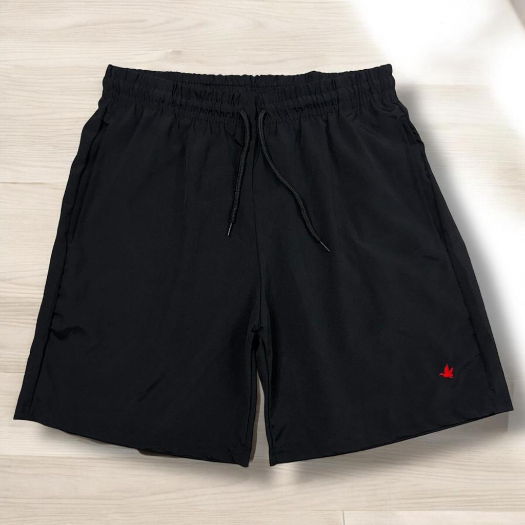 Short De Sarja Masculino Preto