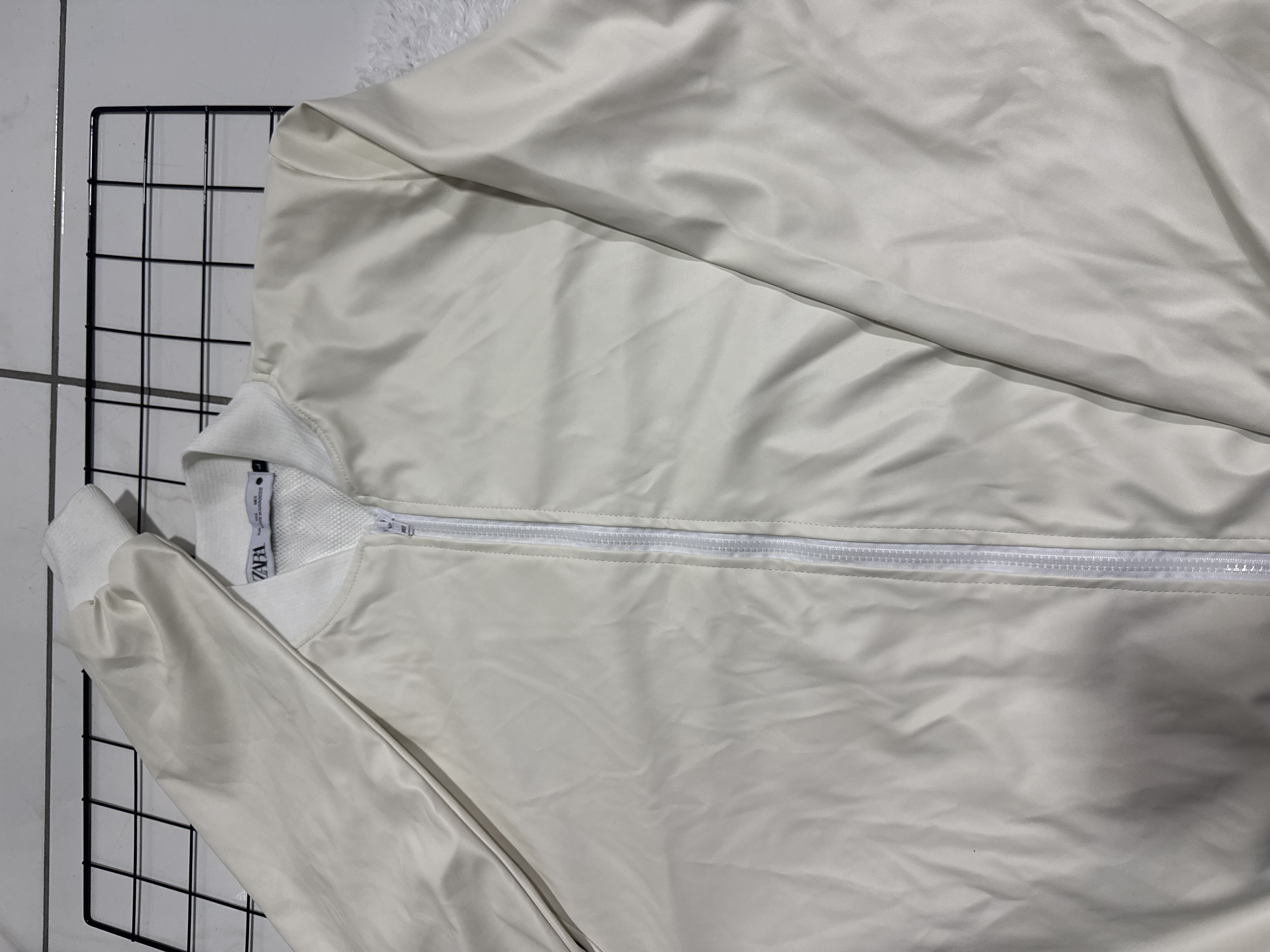 Jaqueta Padrão Zara Lisa Bege