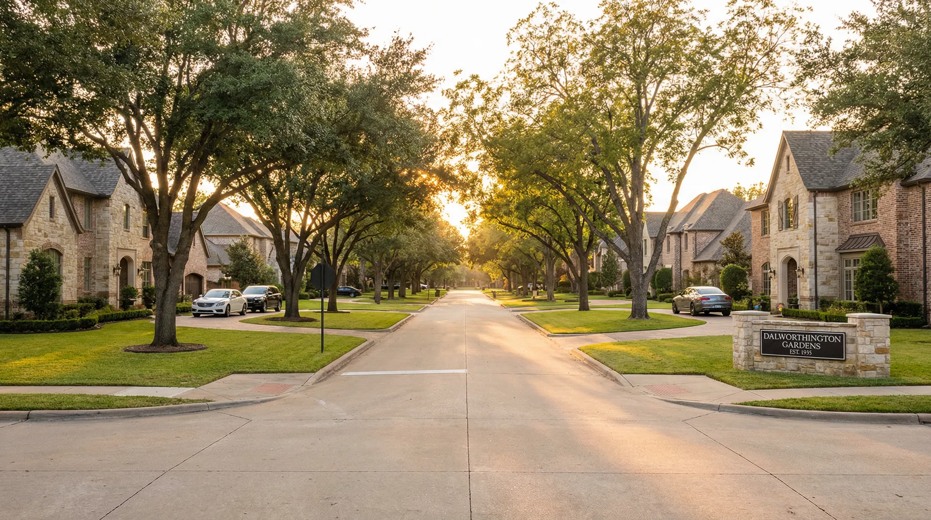Dalworthington Gardens skyline