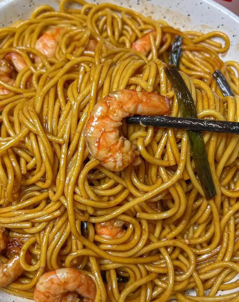 鲜虾仁干拌面