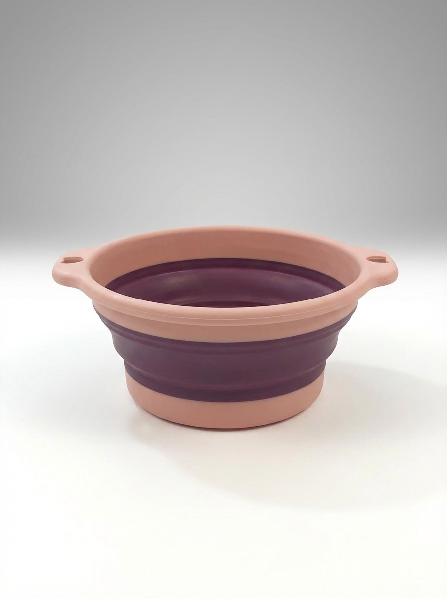 Collapsible Portable Wash Basin, Space-Saving