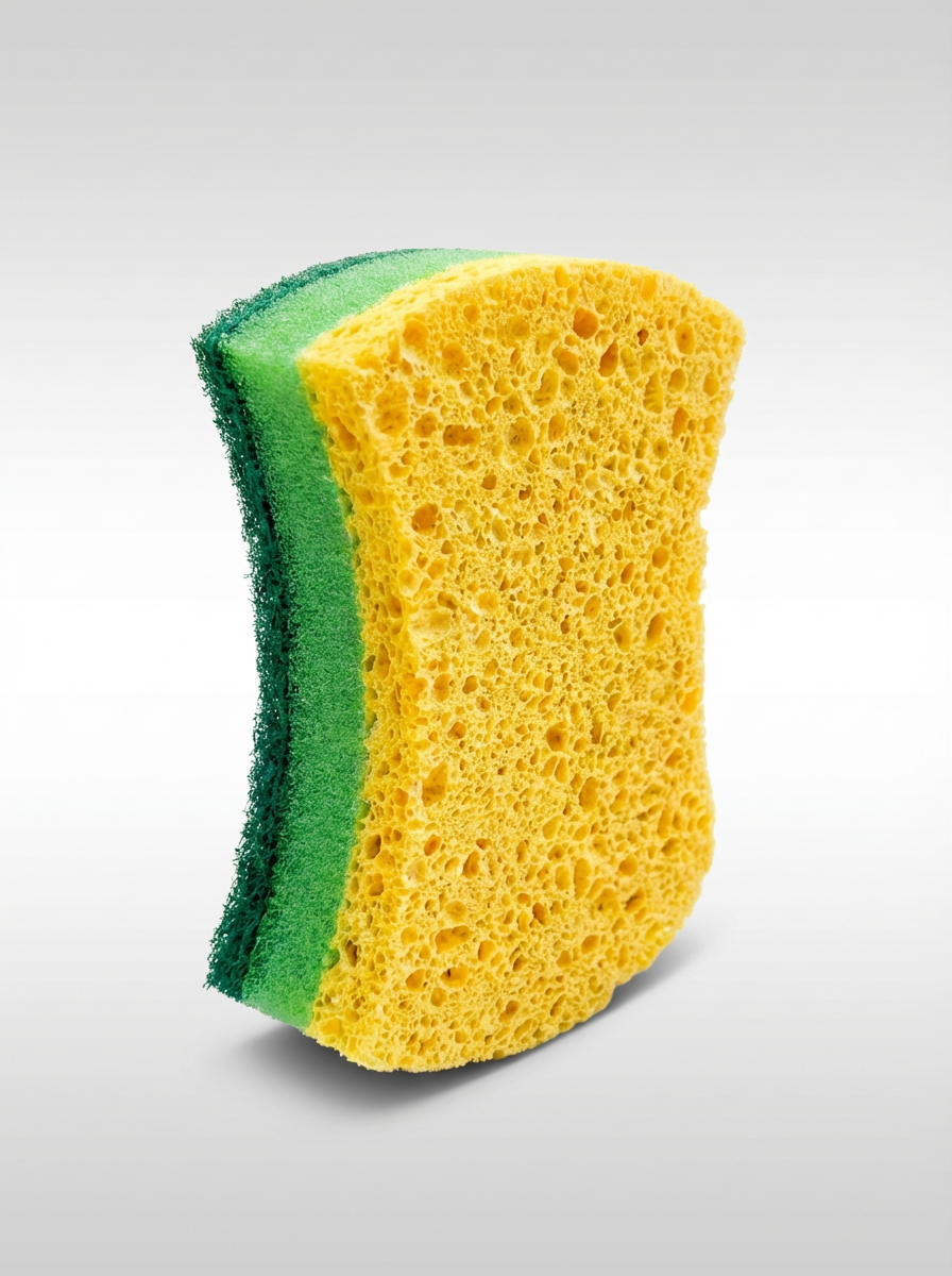 Dual-Sided Wood Pulp Dish Sponge, 20g