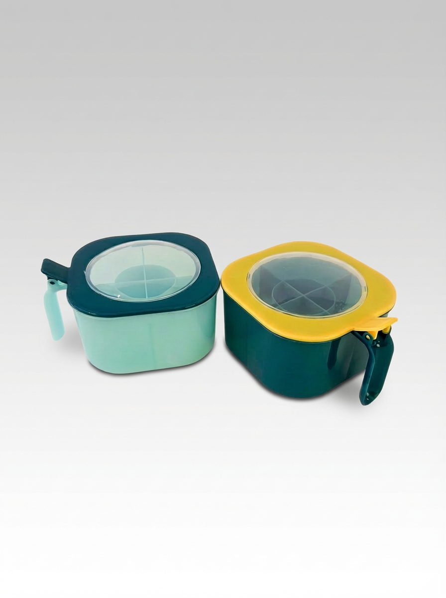 Compact Plastic Spice Box Set
