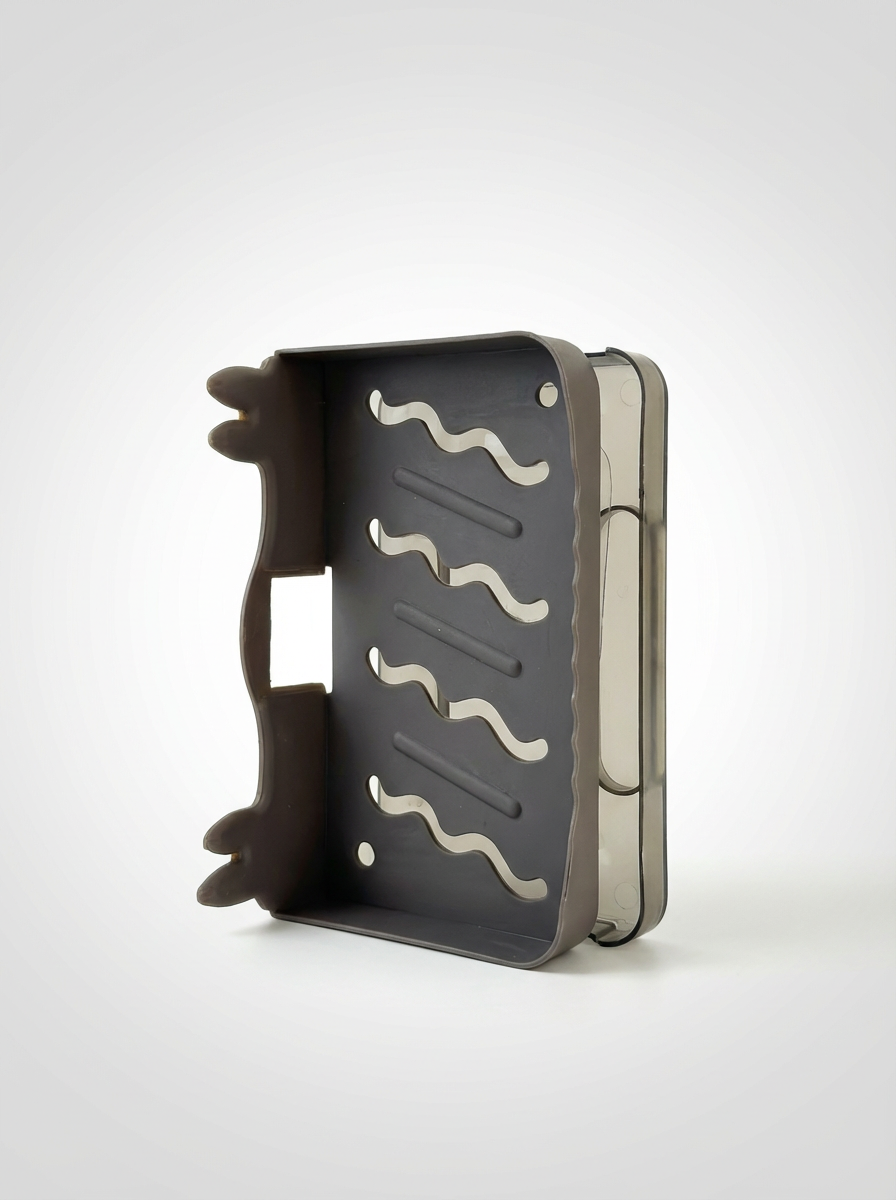 Cat Wall-Mounted Soap Dish with Drain