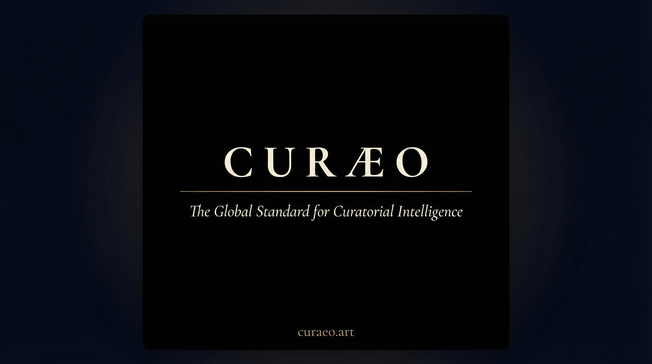 CURÆO - The Global Standard for Curatorial Intelligence