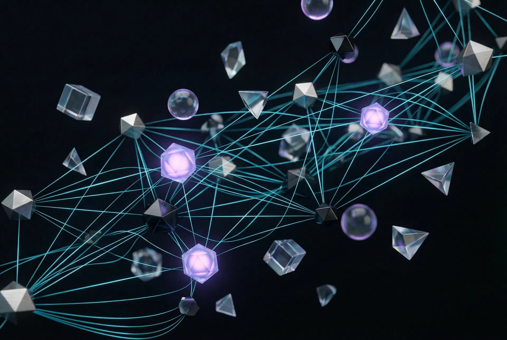 Connected network of software products
