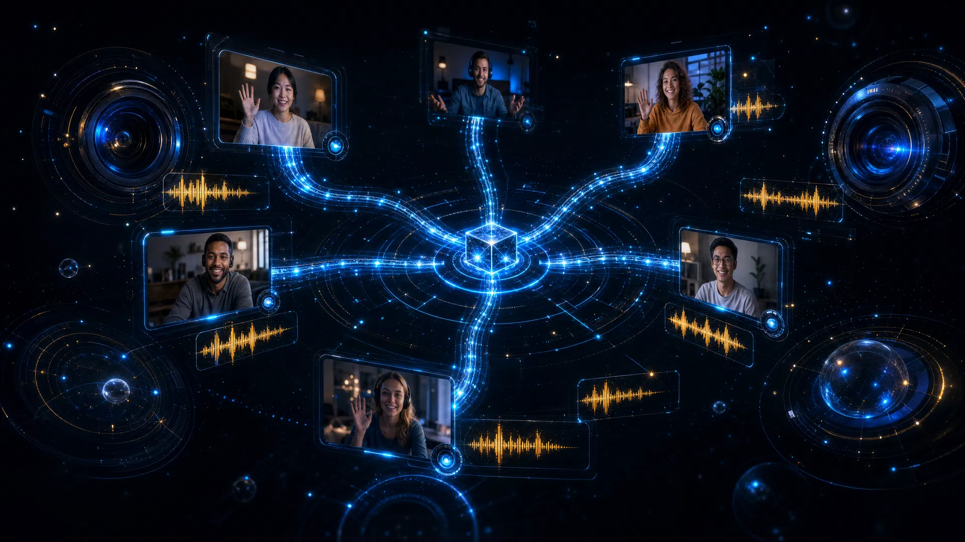 WebRTC video streaming visualization