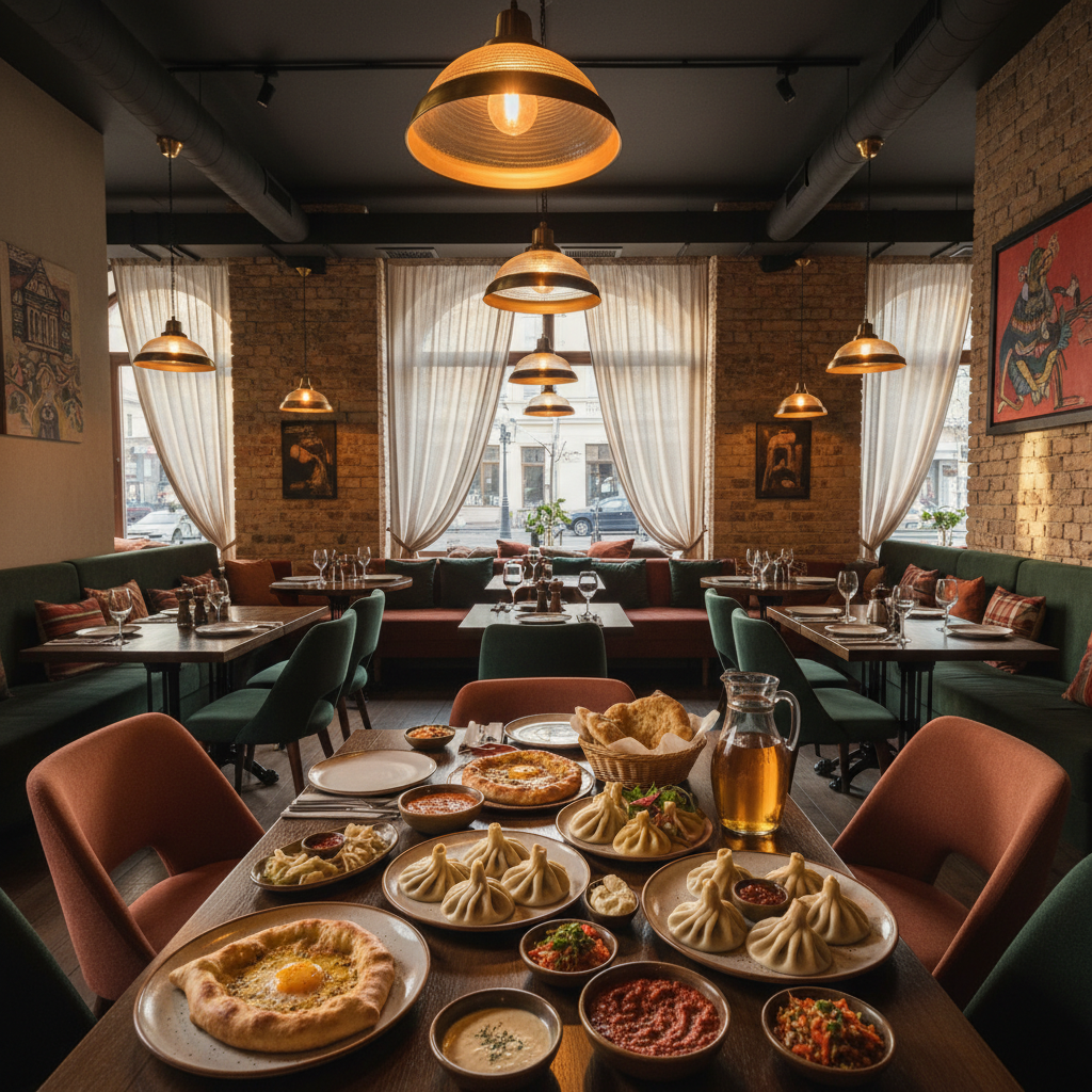 Хінкалі та Хачапурі без глютену? Мій візит до «Хінкальні» на Подолі!