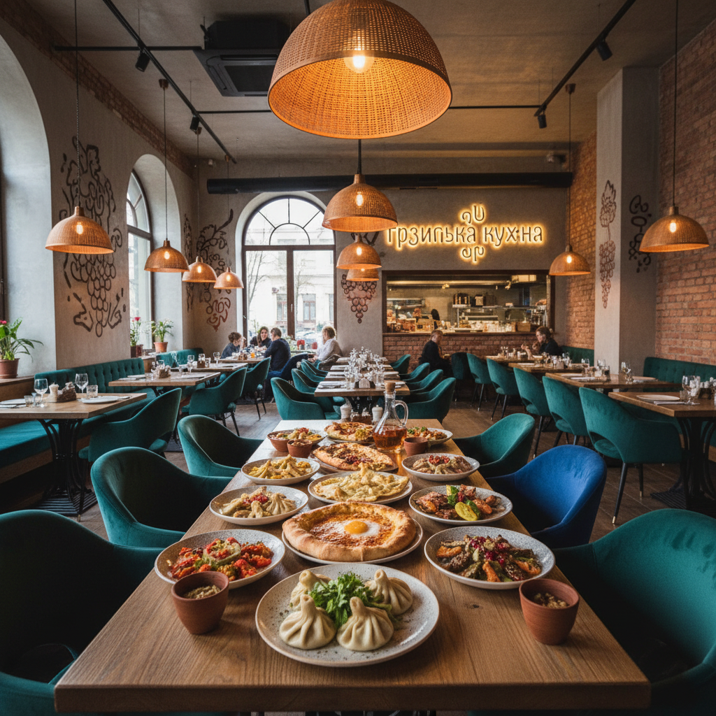 Хінкалі та вино: чесний огляд грузинського ресторану «Мама Манана» на Печерську