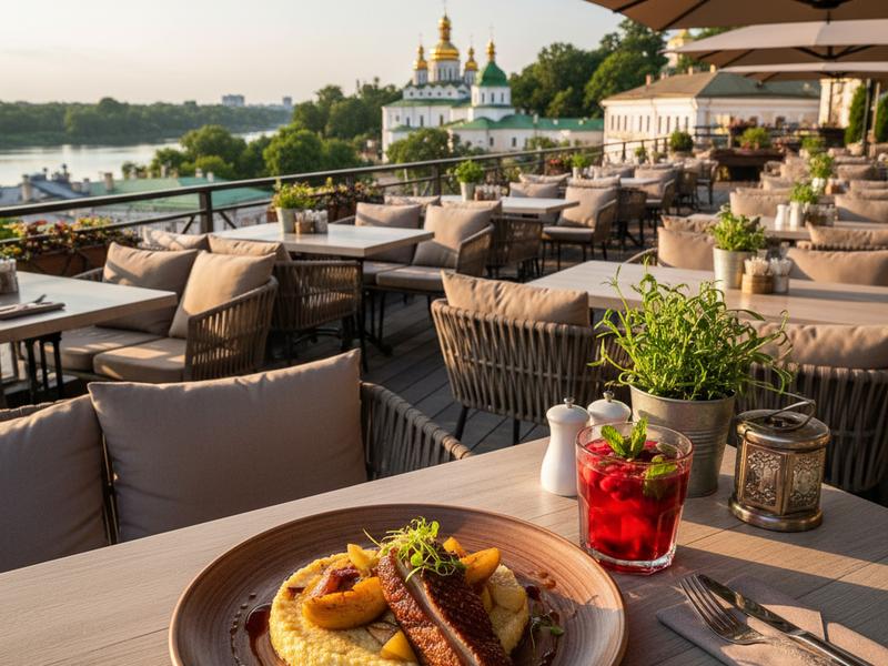 Панорамний вид і смак: Мій візит до 'Veranda on the river' на Печерську - фото 1