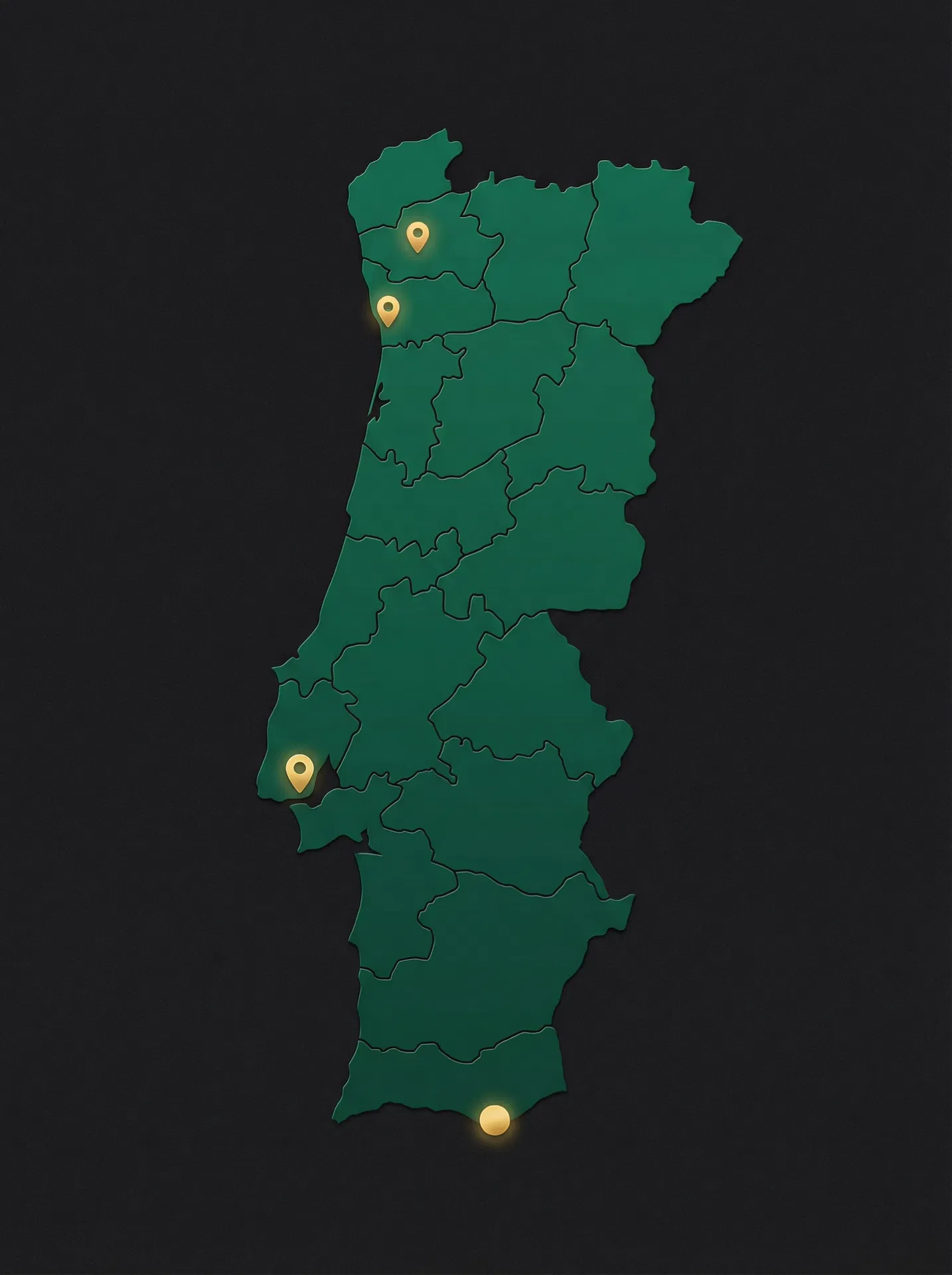 Карта Португалии