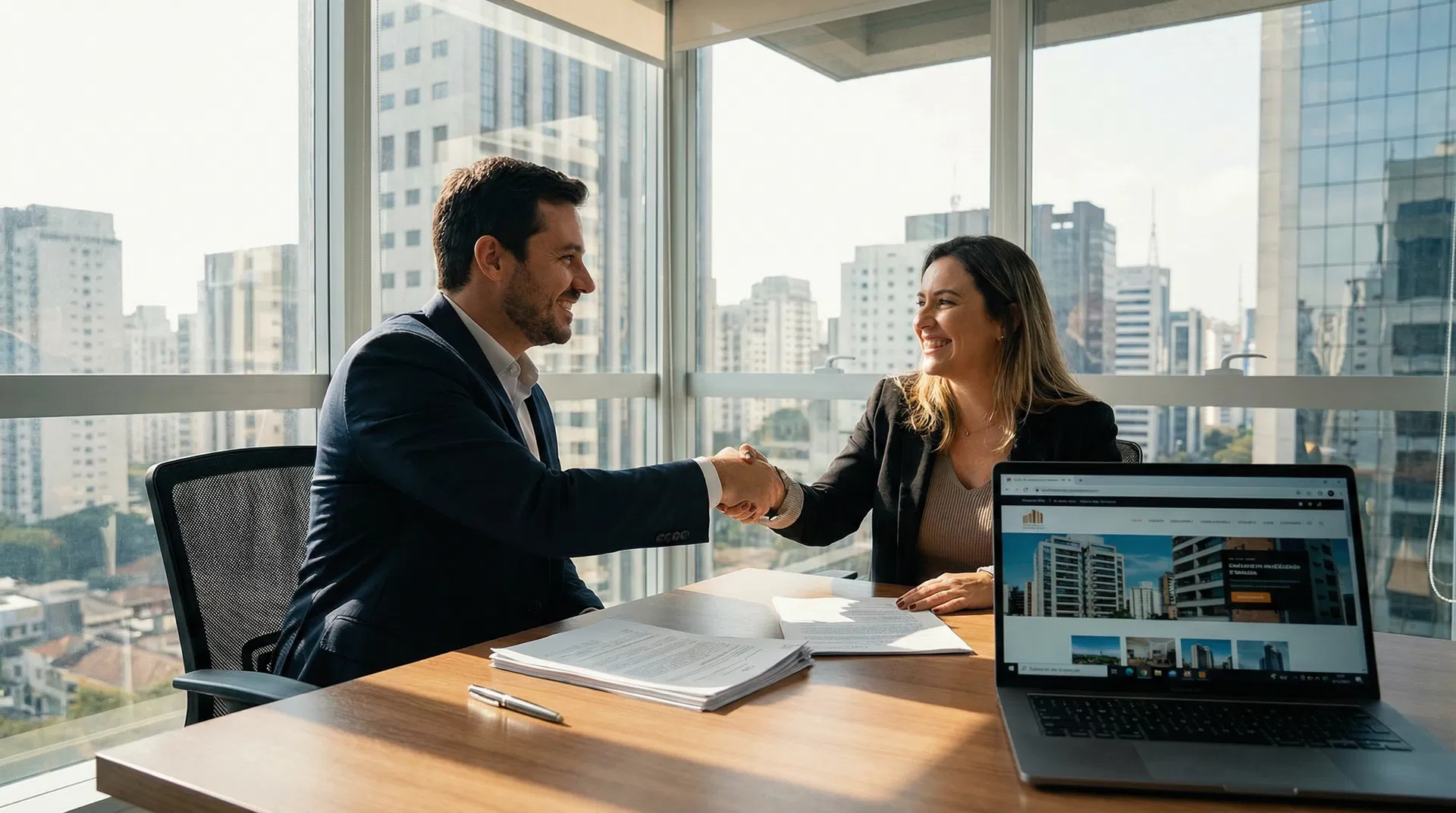 Parceria entre profissionais PNI Imóveis