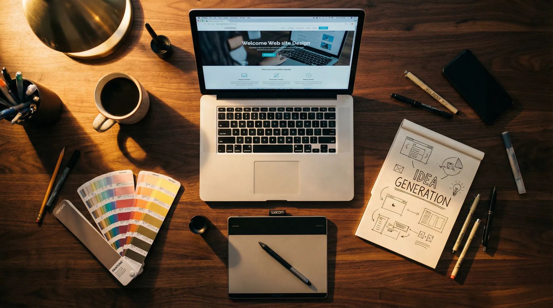 Espaço de trabalho criativo