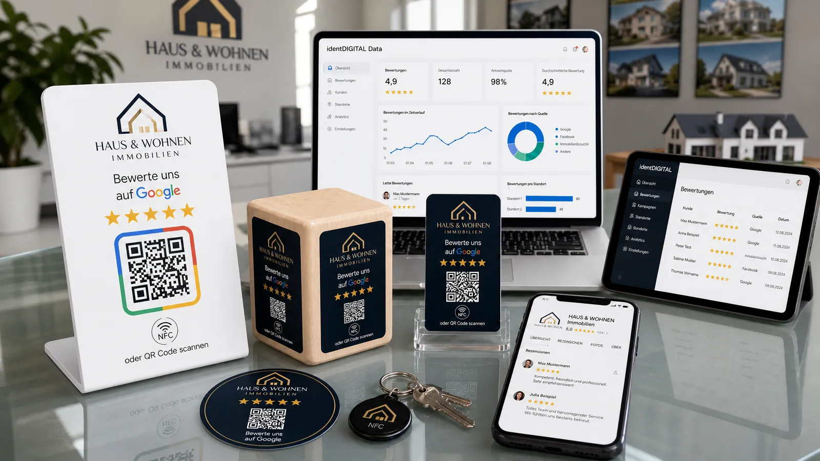 Google-Bewertungsset Immobilien