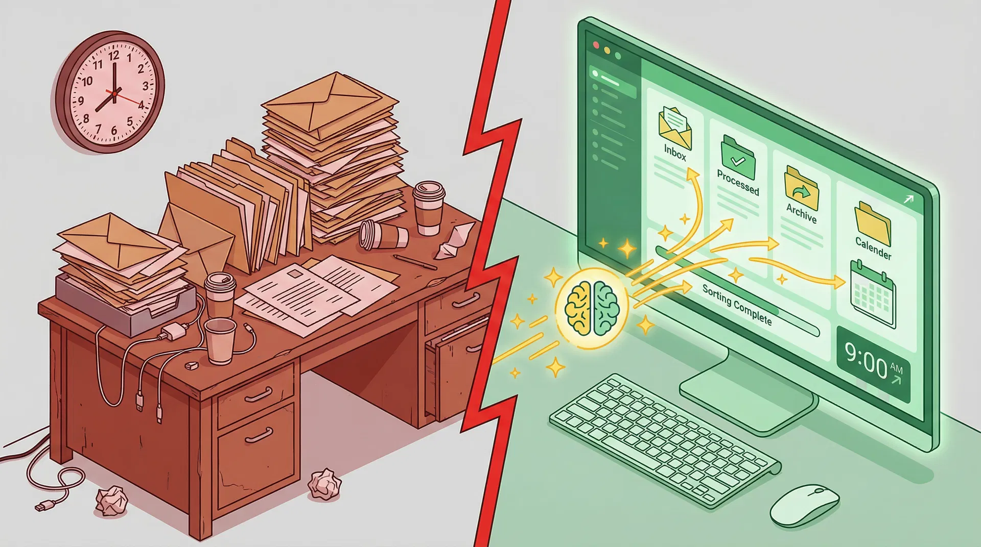 Vorher und Nachher Vergleich