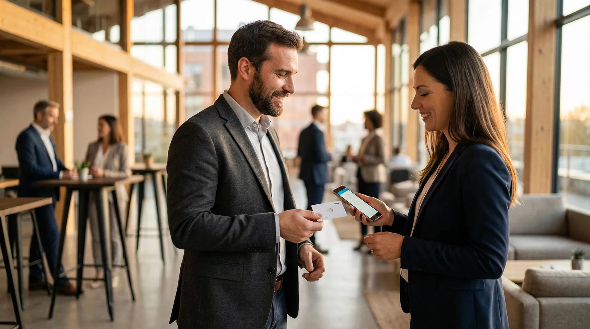 Business-Networking mit NFC-Visitenkarte
