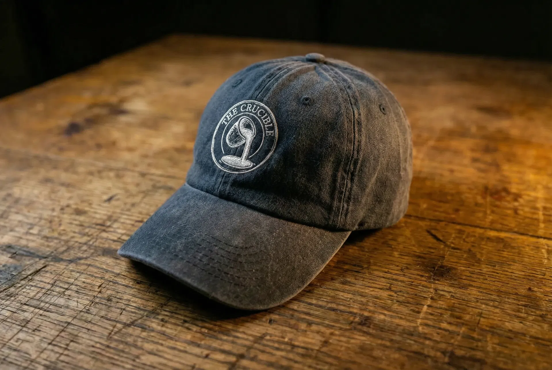 The Crucible embroidered hat