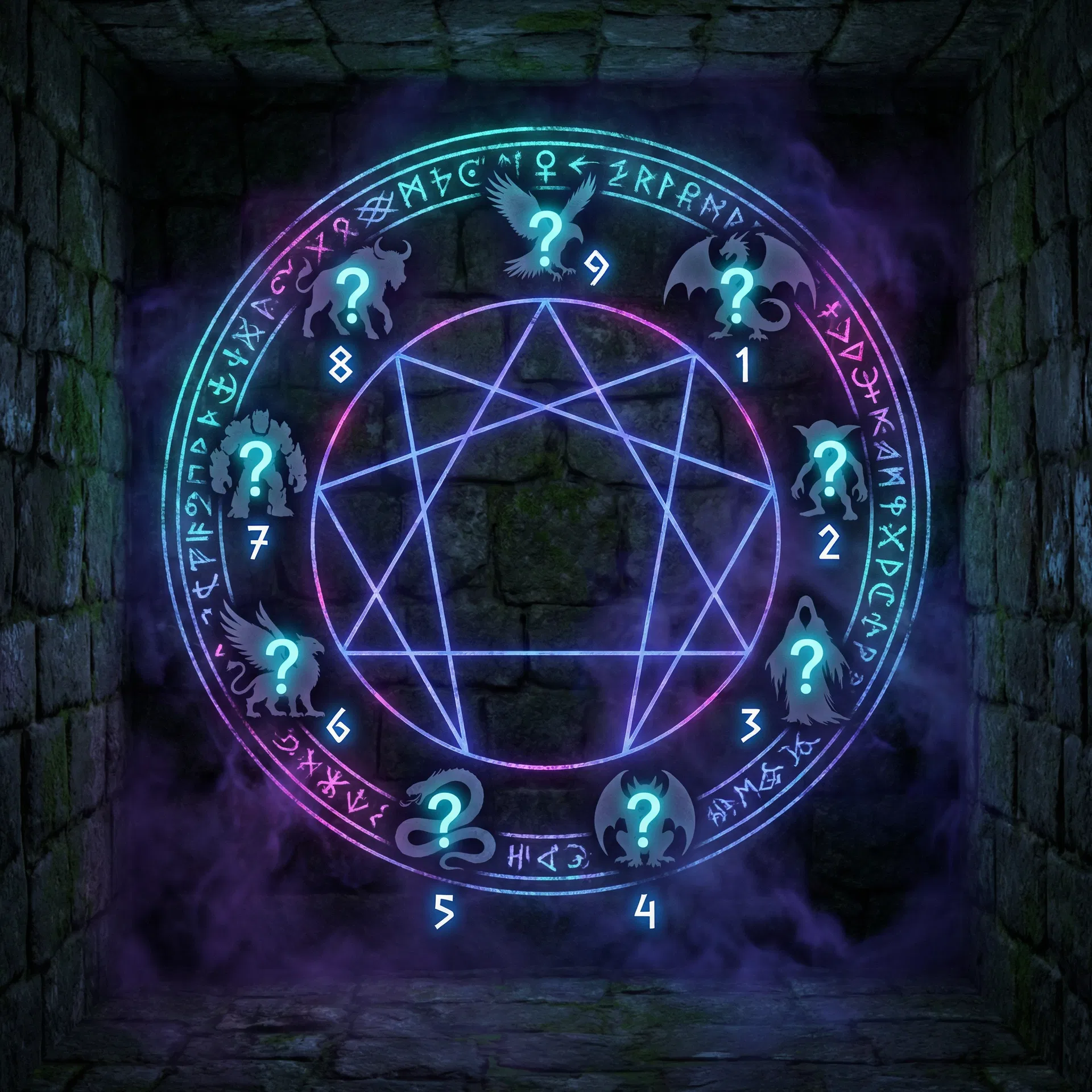 エニアグラム9タイプの魔法陣