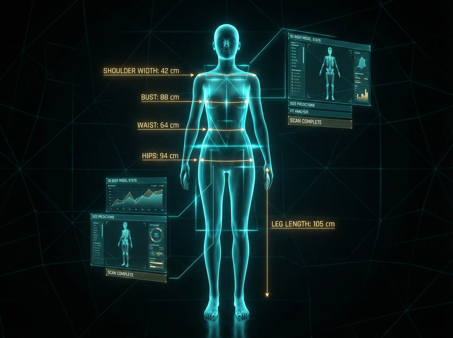 AI 체형 스캔 기능