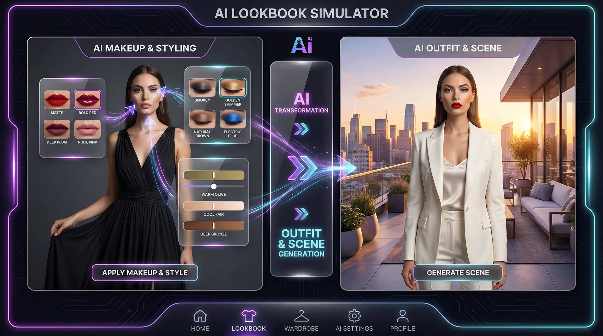 StyleAI 시뮬레이터 미리보기