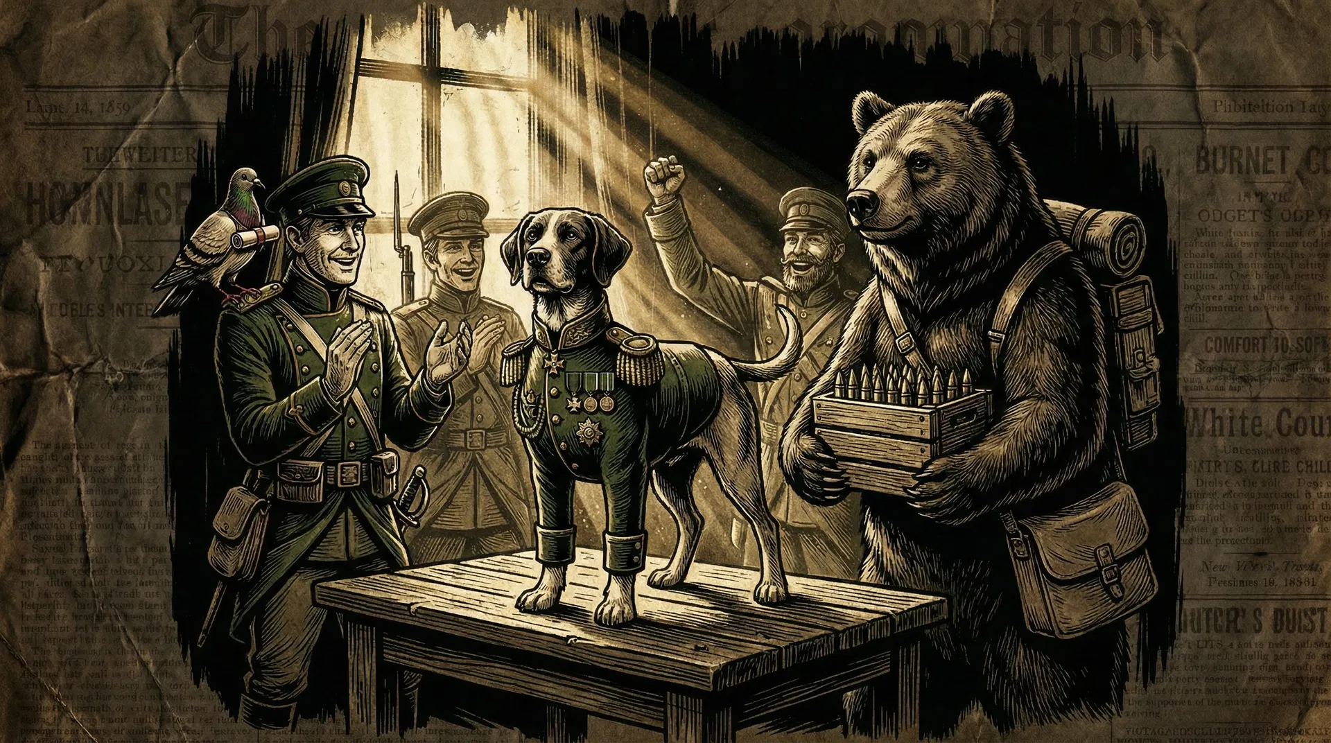 戦場の英雄、ビールを愛した兵士グマ「ヴォイテク」の感動秘話！