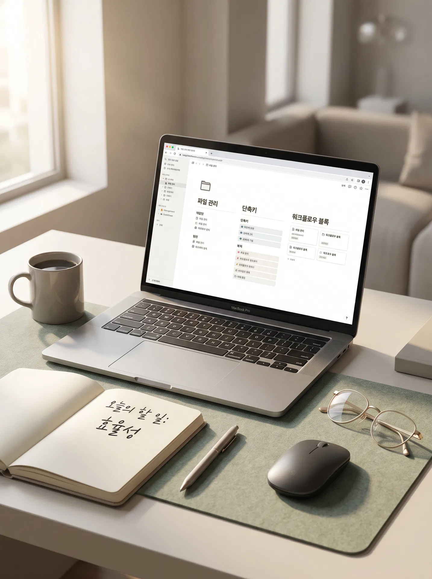 맥북 실전 강의 라이프스타일 이미지