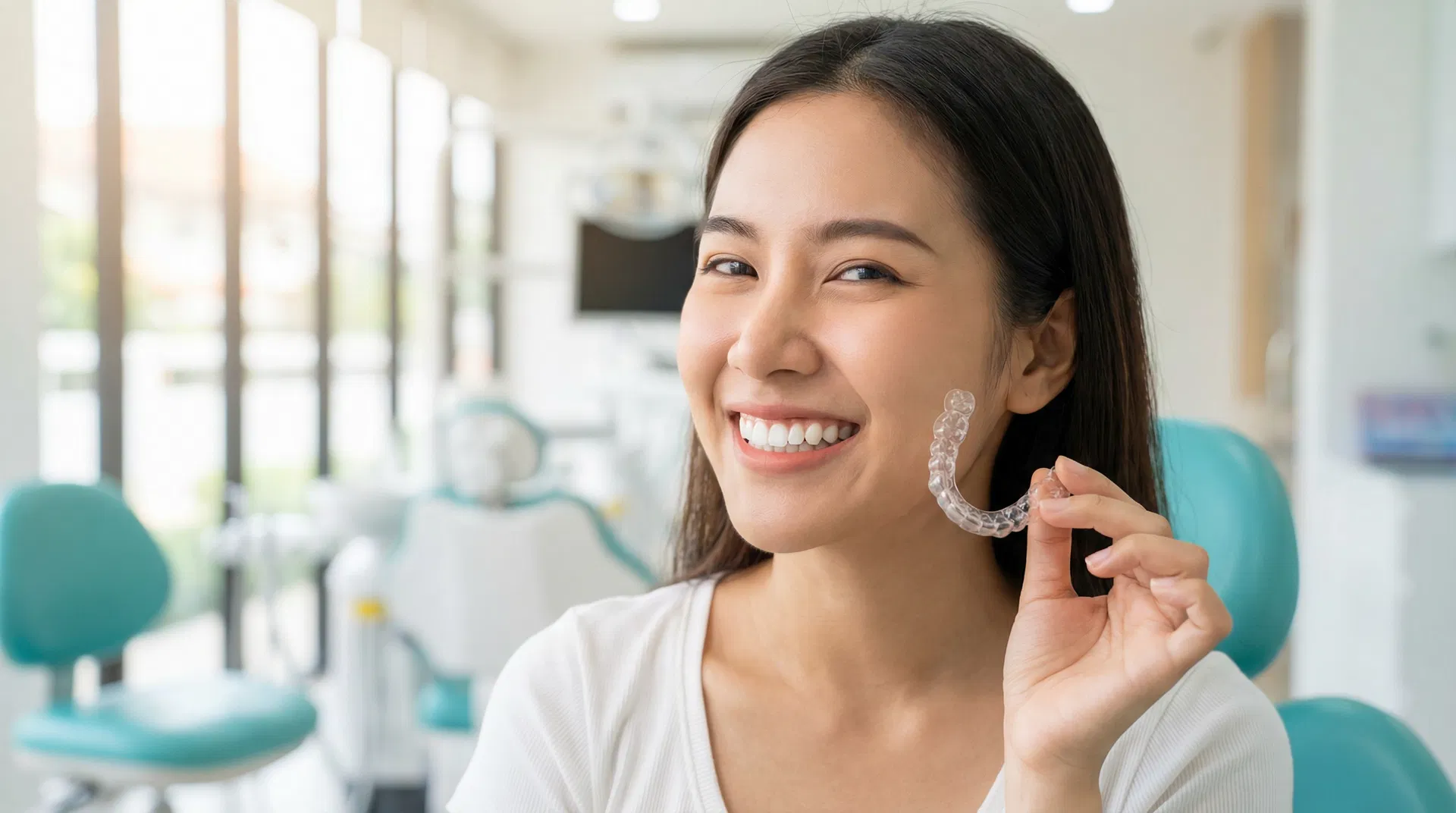 Invisalign patient smiling at Temple City Dental