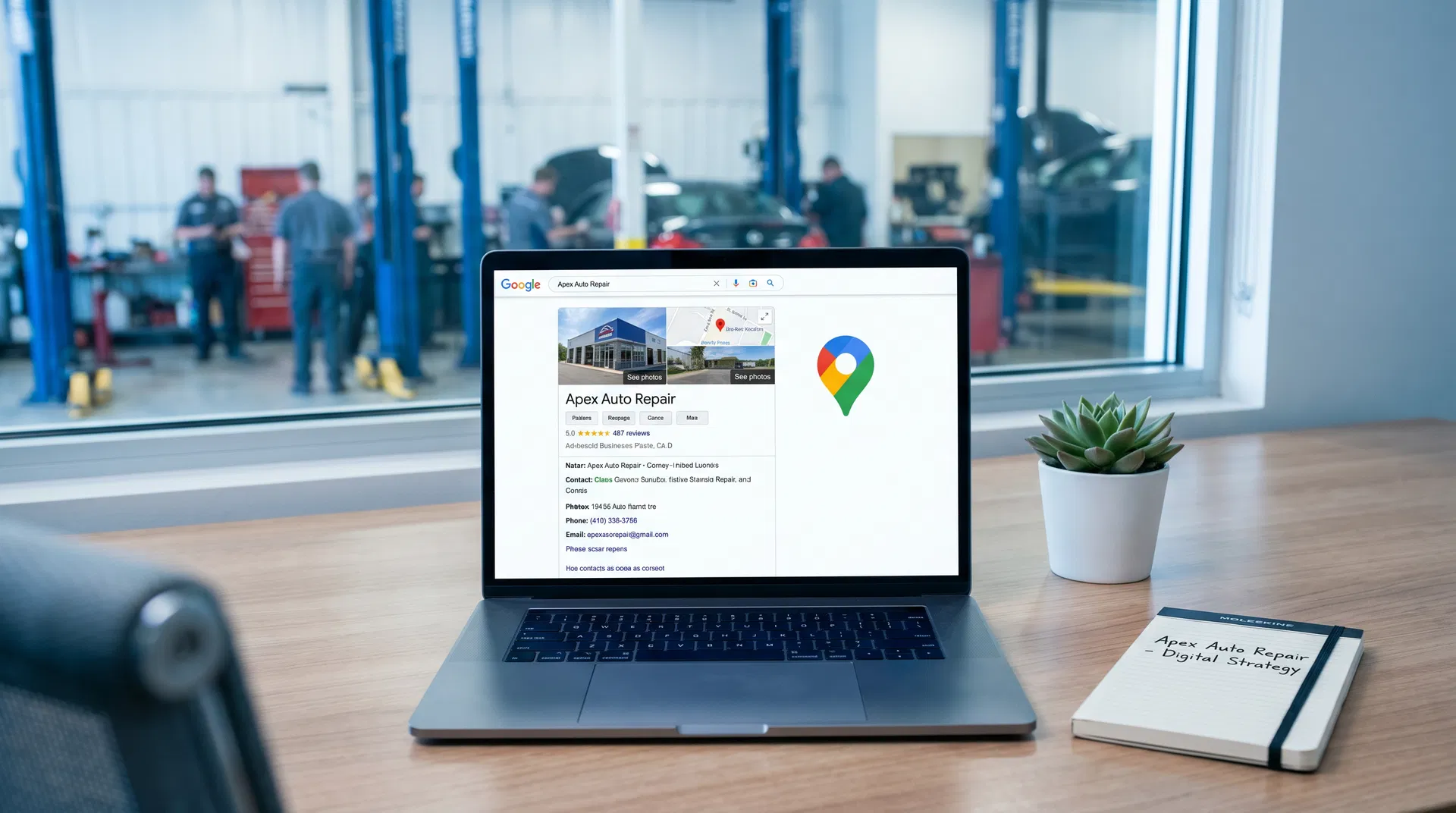 Google My Business SEO Services for Auto Shops