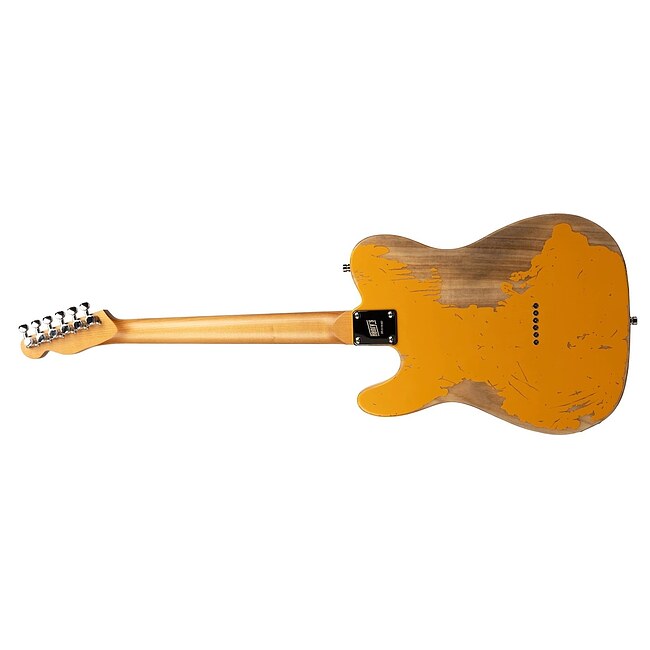 HENRYS Space TL-1 The Comet Yellow Relic E-Gitarre inkl. Tasche - Bild 2