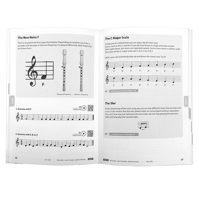 CASCHA HH 1500 Flötenlilli Blockflöten Set deutsch (EH 3908+HH 1501) - Bild 4