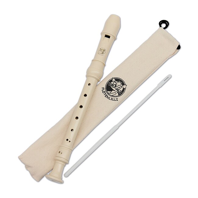 CASCHA EH 3908 Flötenlilli Sopran C deutsch Kunststoff Blockflöte, beige