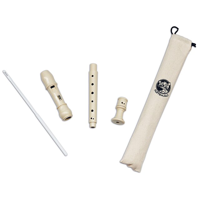 CASCHA EH 3909 Flötenlilli Sopran C barock Kunststoff Blockflöte, beige - Bild 2