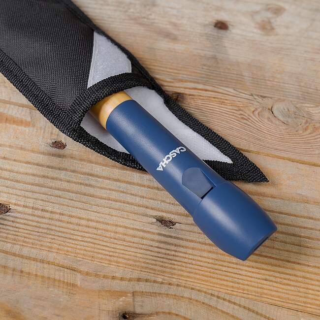 CASCHA CFL1B Hybrid Sopran-Blockflöte blau, barocke Griffweise - Bild 2