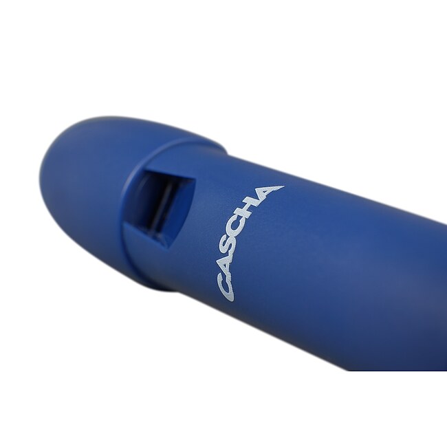 CASCHA CFL1B Hybrid Sopran-Blockflöte blau, barocke Griffweise - Bild 4