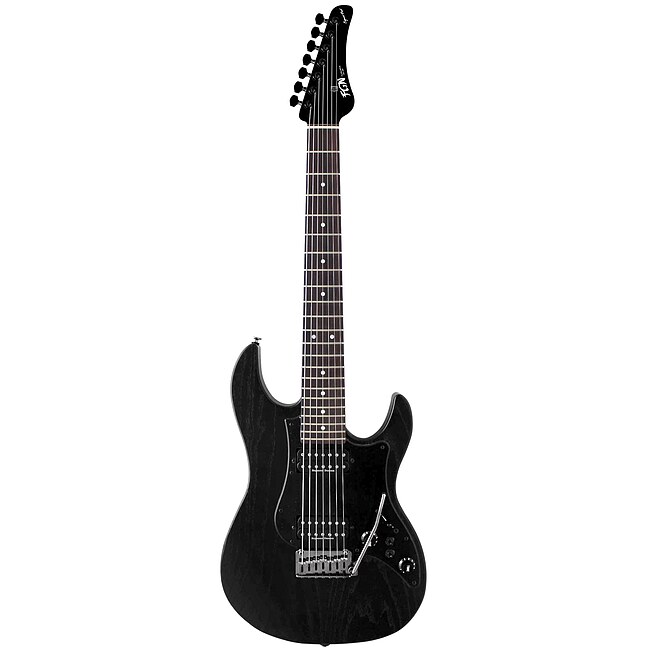 FGN Expert Odyssey Dark Evolution 7 OPB 7-string E-Gitarre + Koffer open pore black B-Ware