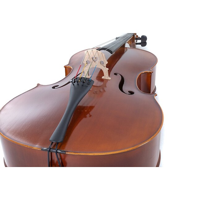 GEWA GS4020512121 Cello Allegro 4/4 Cellogarnitur VC-1 inkl. Zubehör, braun-bernstein - Bild 11
