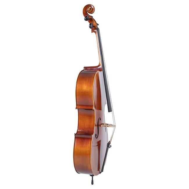 GEWA GS4020512121 Cello Allegro 4/4 Cellogarnitur VC-1 inkl. Zubehör, braun-bernstein - Bild 12