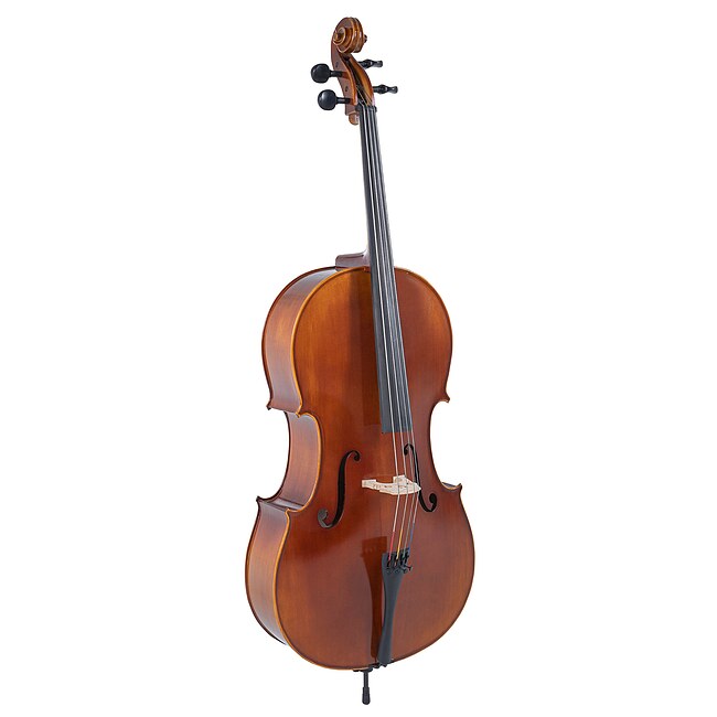 GEWA GS4020512121 Cello Allegro 4/4 Cellogarnitur VC-1 inkl. Zubehör, braun-bernstein - Bild 3