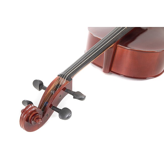 GEWA PS403212 Cello Pure HW 3/4 Cellogarnitur inkl. Zubehör, dunkelrotbraun - Bild 3