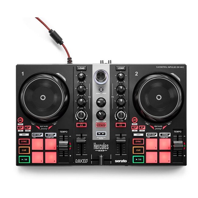 HERCULES DJ Control Inpulse 200 Mk2 DJ-Controller inkl. Software / B-Ware