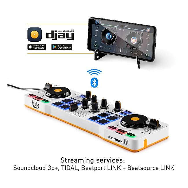 HERCULES DJ Control Mix DJ-Controller für Android-/iOS-Smartphones