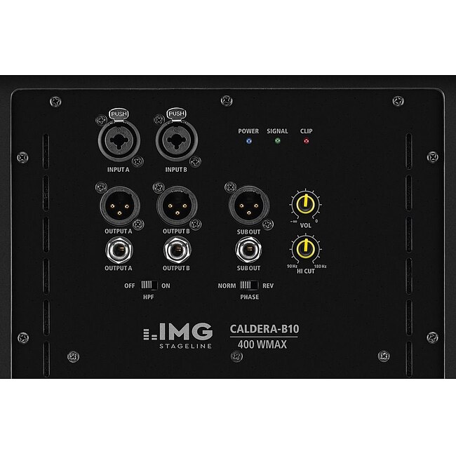 IMG STAGELINE Caldera-B10 aktiv (Stück) 400W/10Zo. Studiosubwoofer - Bild 5