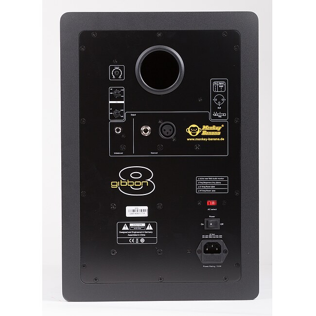 MONKEY BANANA Gibbon 8 BK aktiv 90Watt/8Zoll Studiomonitor (Stück), schwarz - Bild 2